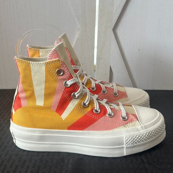 Converse Chuck Taylor All Star Lift Platform Summer Spirit Sneakers - Picture 2 of 10